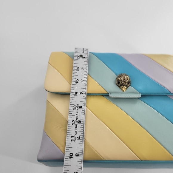 Kurt Geiger Kensington Convertible Leather Crossbody Bag New - Picture 7 of 8